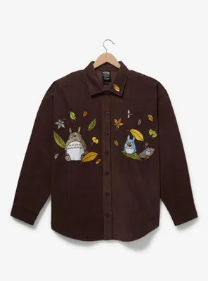 Studio Ghibli My Neighbor Totoro Forest Embroidered Plus Overshirt - BoxLunch Exclusive