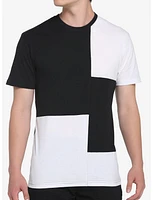 Black & White Patchwork T-Shirt