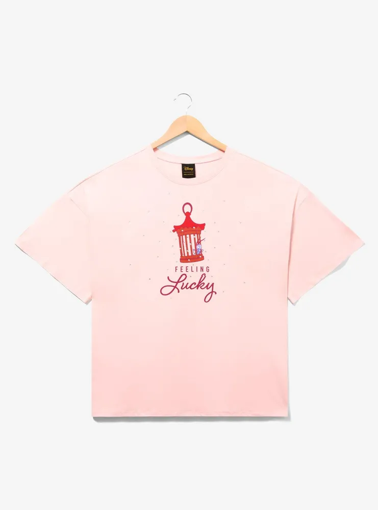 Disney Mulan Lucky Cricket Women's Plus Boxy Fit T-Shirt - BoxLunch Exclusive