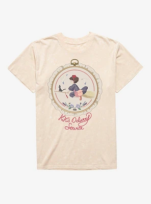 Studio Ghibli Kiki's Delivery Service Sewing Patch Mineral Wash T-Shirt