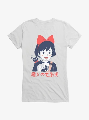 Studio Ghibli Kiki's Delivery Service Retro Portrait Girls T-Shirt
