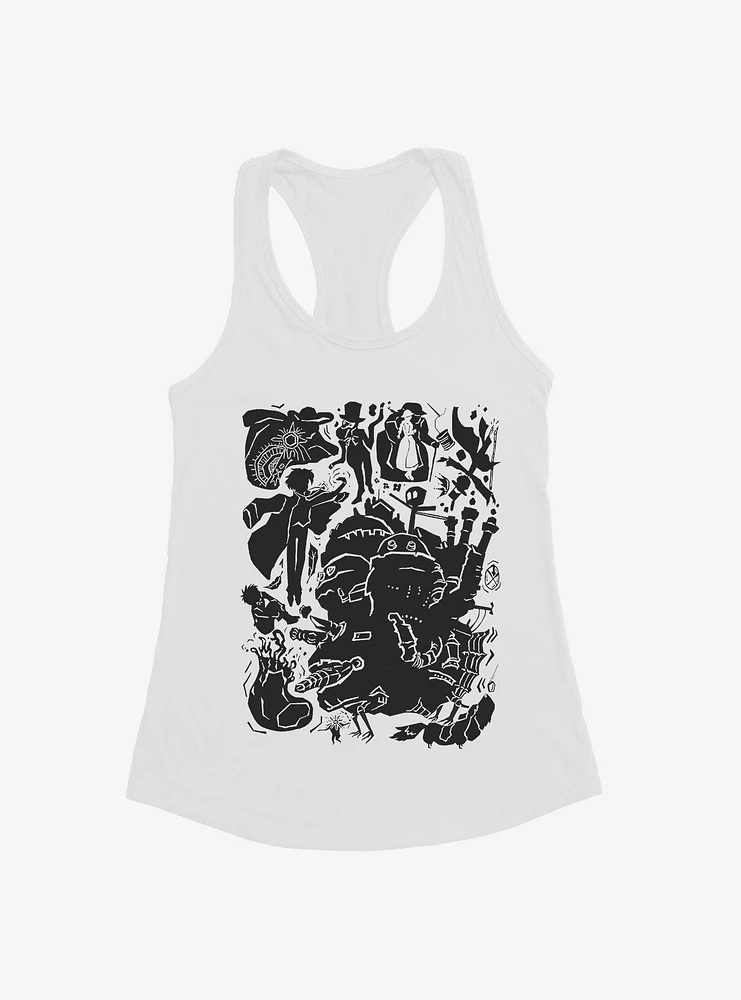 Studio Ghibli Howl's Moving Castle Icons Girls Tank