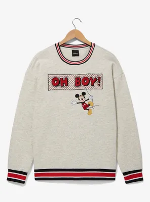 Disney Mickey Mouse Oh Boy Crewneck - BoxLunch Exclusive