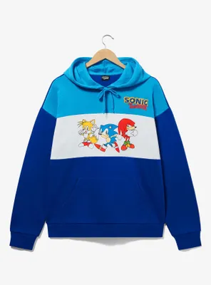 Sonic the Hedgehog Group Portrait Panel Hoodie - BoxLunch Exclusive