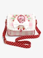 Strawberry Shortcake Gingham Bow Crossbody Bag — BoxLunch Exclusive