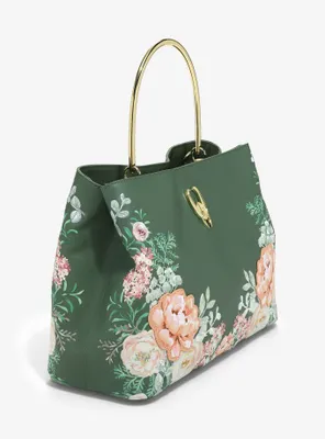 Loungefly Marvel Loki Green Floral Handbag - BoxLunch Exclusive