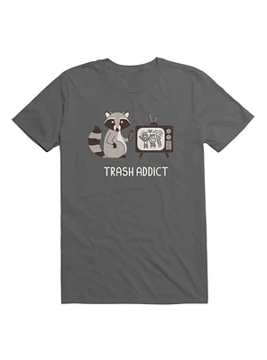 Raccoon TV Trash Addict T-Shirt