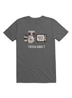 Raccoon TV Trash Addict T-Shirt