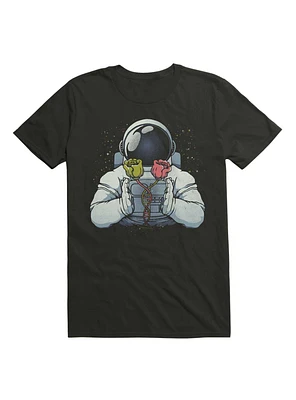 Science Astronaut DNA Roses T-Shirt