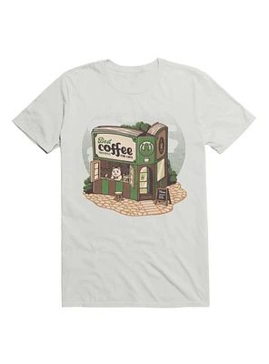 Coffeeshop Cats Bookstore T-Shirt