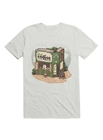 Coffeeshop Cats Bookstore T-Shirt