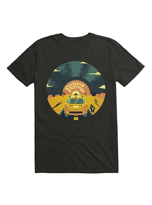 Car Into the Sunset Vinyl T-Shirt