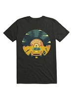 Car Into the Sunset Vinyl T-Shirt