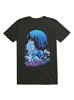 Spiritual Aqua Wolf T-Shirt