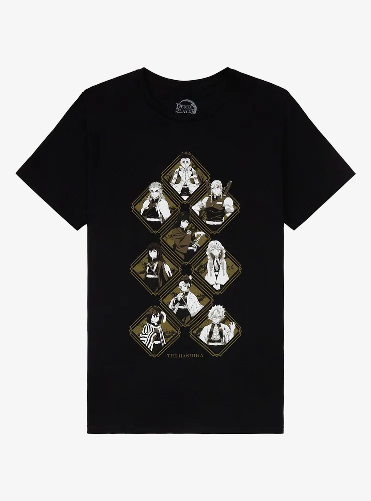 Demon Slayer: Kimetsu No Yaiba Hashira Diamond Portraits T-Shirt