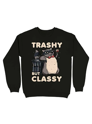 Trashy But Classy Fancy Raccoon Sweatshirt
