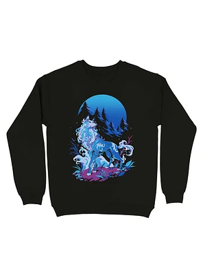 Spiritual Aqua Wolf Sweatshirt