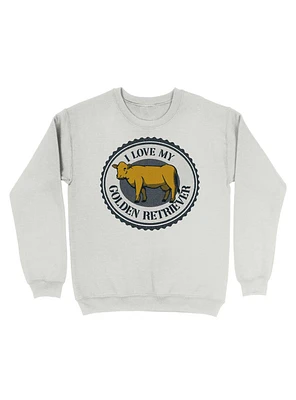 Golden Retriever Cow Sweatshirt