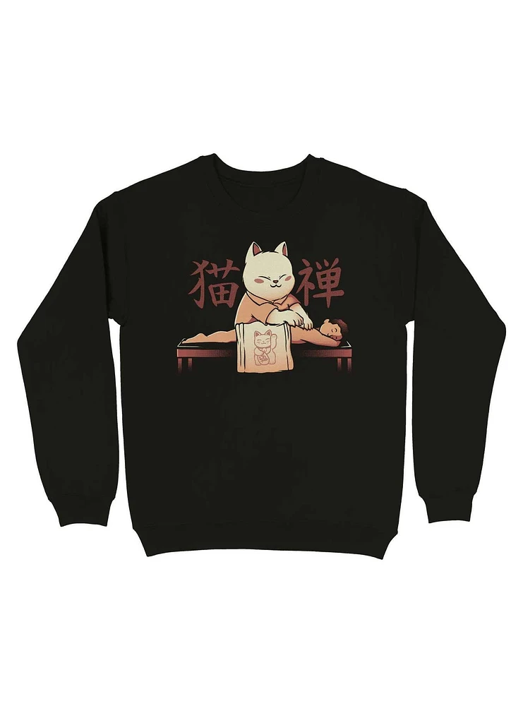 Cat Massage Shiatsu Sweatshirt