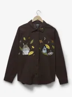 Studio Ghibli My Neighbor Totoro Forest Embroidered Overshirt - BoxLunch Exclusive
