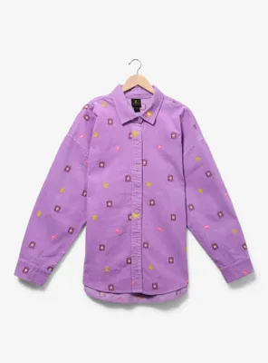 Disney Tangled Lanterns Corduroy Plus Button-Up Top - BoxLunch Exclusive