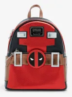 Loungefly Marvel Deadpool Mask Metallic Mini Backpack