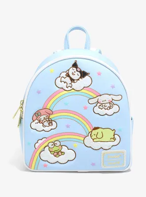 Loungefly Sanrio Hello Kitty and Friends Rainbow Clouds Mini Backpack - BoxLunch Exclusive