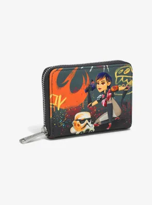 Loungefly Star Wars Sabine Spray Paint Wallet - BoxLunch Exclusive