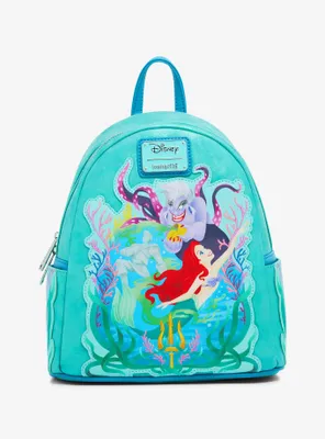 Loungefly Disney The Little Mermaid Glitter Portrait Mini Backpack - BoxLunch Exclusive