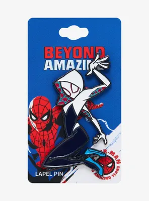 Marvel Spider-Man Spider-Gwen Beyond Amazing Enamel Pin - BoxLunch Exclusive