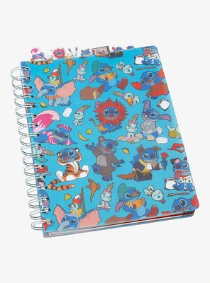 Disney Lilo & Stitch Costume Stitch Allover Print Tab Journal - BoxLunch Exclusive