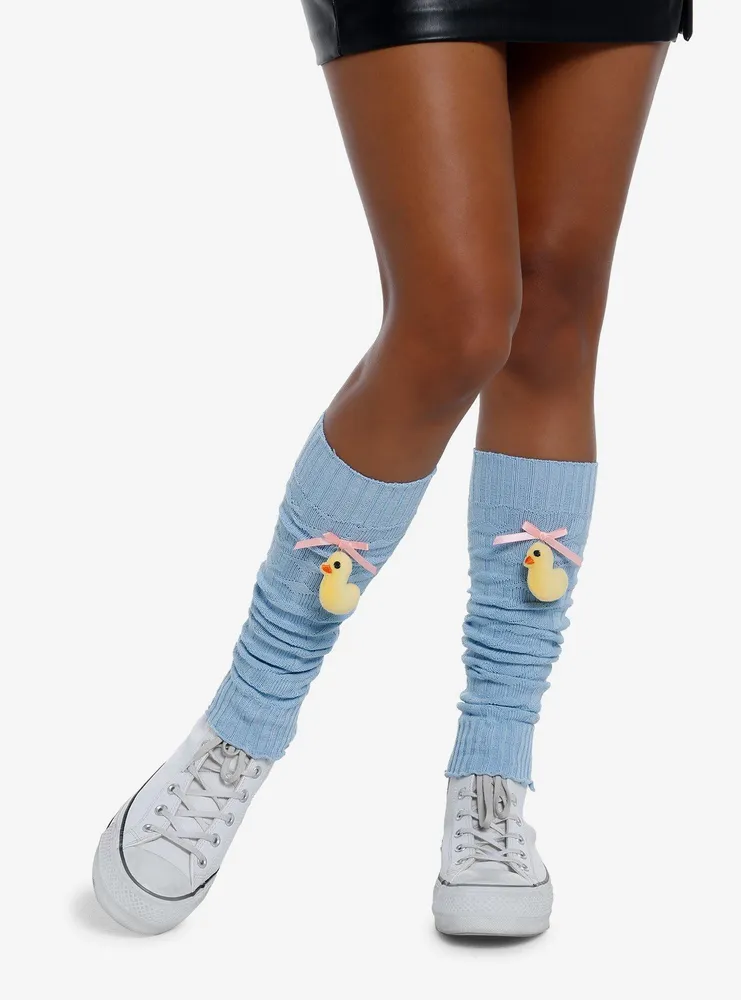 Hot Topic Duck Plush Leg Warmers