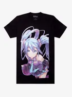 Hatsune Miku Jumbo Portrait Glitter T-Shirt