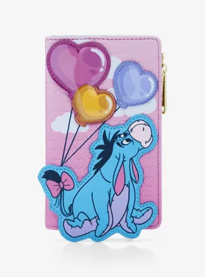 Loungefly Disney Winnie the Pooh Eeyore Heart Balloons Wallet - BoxLunch Exclusive