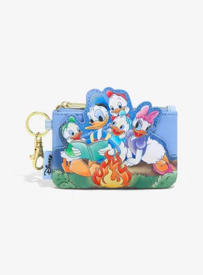 Loungefly Donald and Daisy Family Campfire Coin Purse - BoxLunch Exclusive