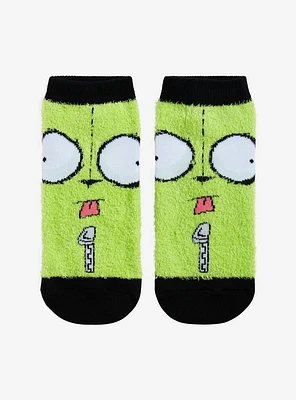 Invader Zim GIR Fuzzy No-Show Socks