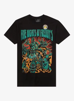 Five Nights At Freddy's Metal Animatronics T-Shirt
