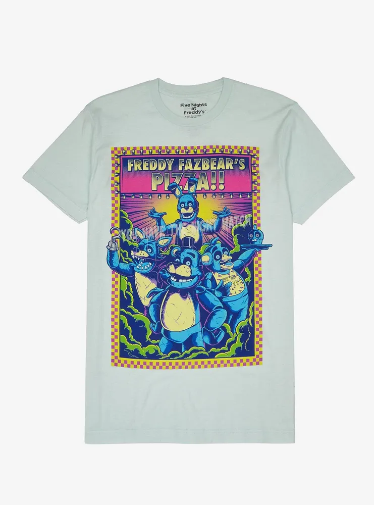 Five Nights At Freddy's Neon Group T-Shirt