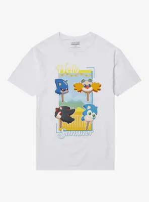 Sonic The Hedgehog Summer Popsicles T-Shirt