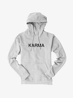 Karma Text Hoodie