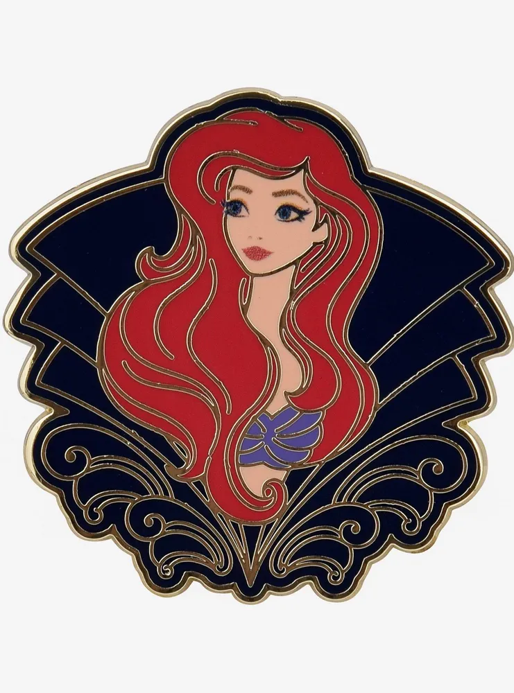Boxlunch Disney The Little Mermaid Ariel Portrait Enamel Pin - BoxLunch  Exclusive