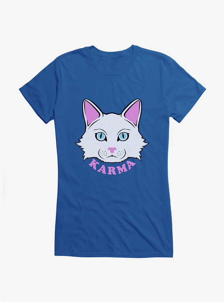 Karma Cat Girls T-Shirt