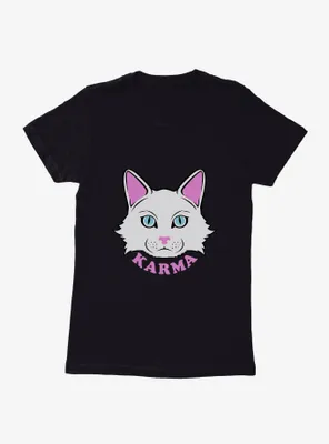 Karma Cat Womens T-Shirt