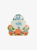Loungefly Star Wars R2-D2 Floral Enamel Pin - BoxLunch Exclusive