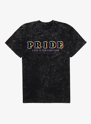 Pride Love Is For Everyone Mineral Wash T-Shirt