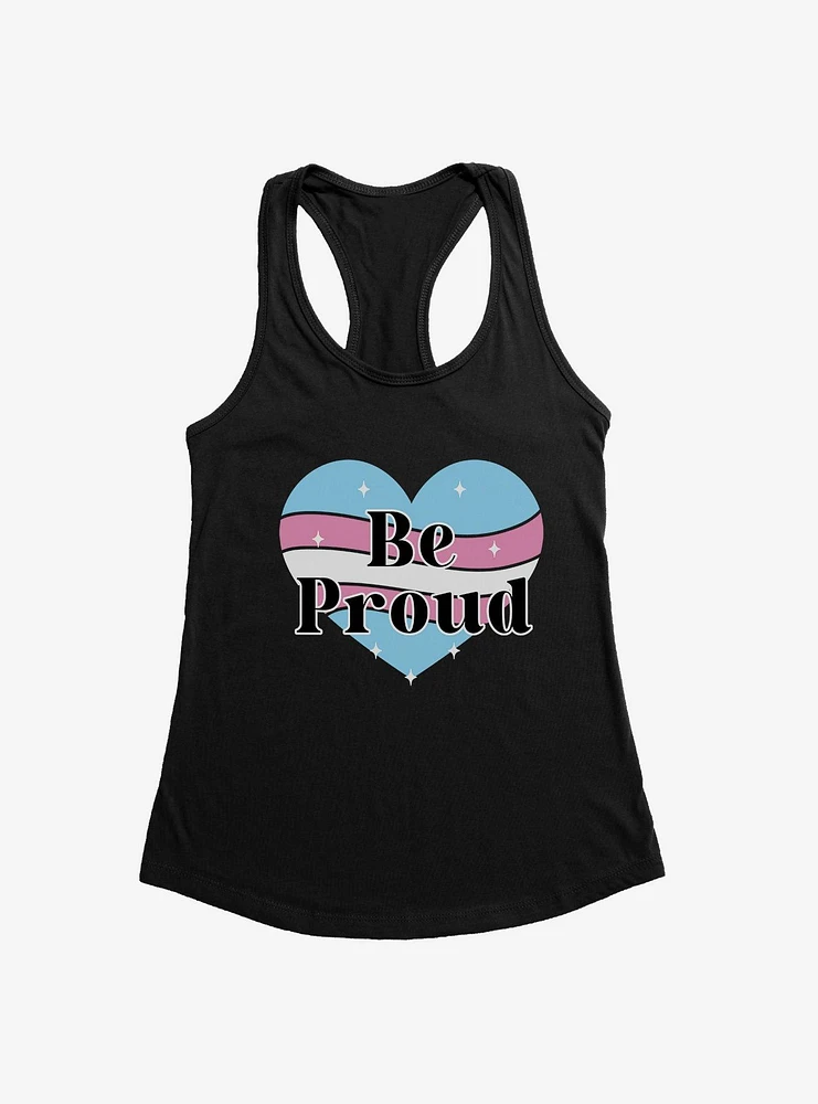 Pride Be Proud Heart Transgender Colors Girls Tank