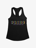 Pride Love Is For Everyone Girls Tank