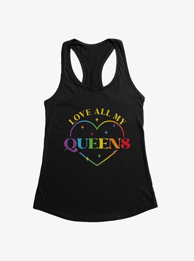 Pride Love All My Queens Heart Girls Tank