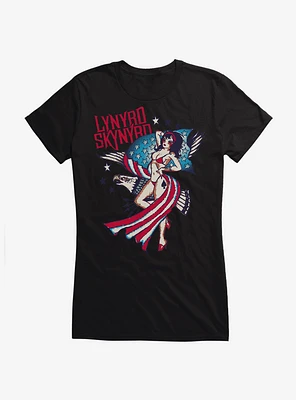 Lynyrd Skynyrd Tattoo Bikini Girl Girls T-Shirt