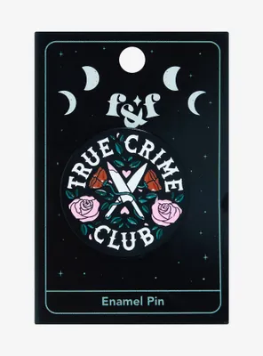True Crime Club Enamel Pin By F&F